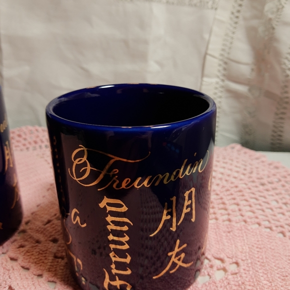 2  mugs with FRIEND inscribed in mult languages - Picture 4 of 6